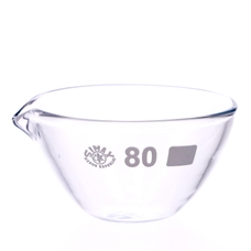 Simax Flat Bottom Glass Evaporating Basin - 90ml - Pack of 10